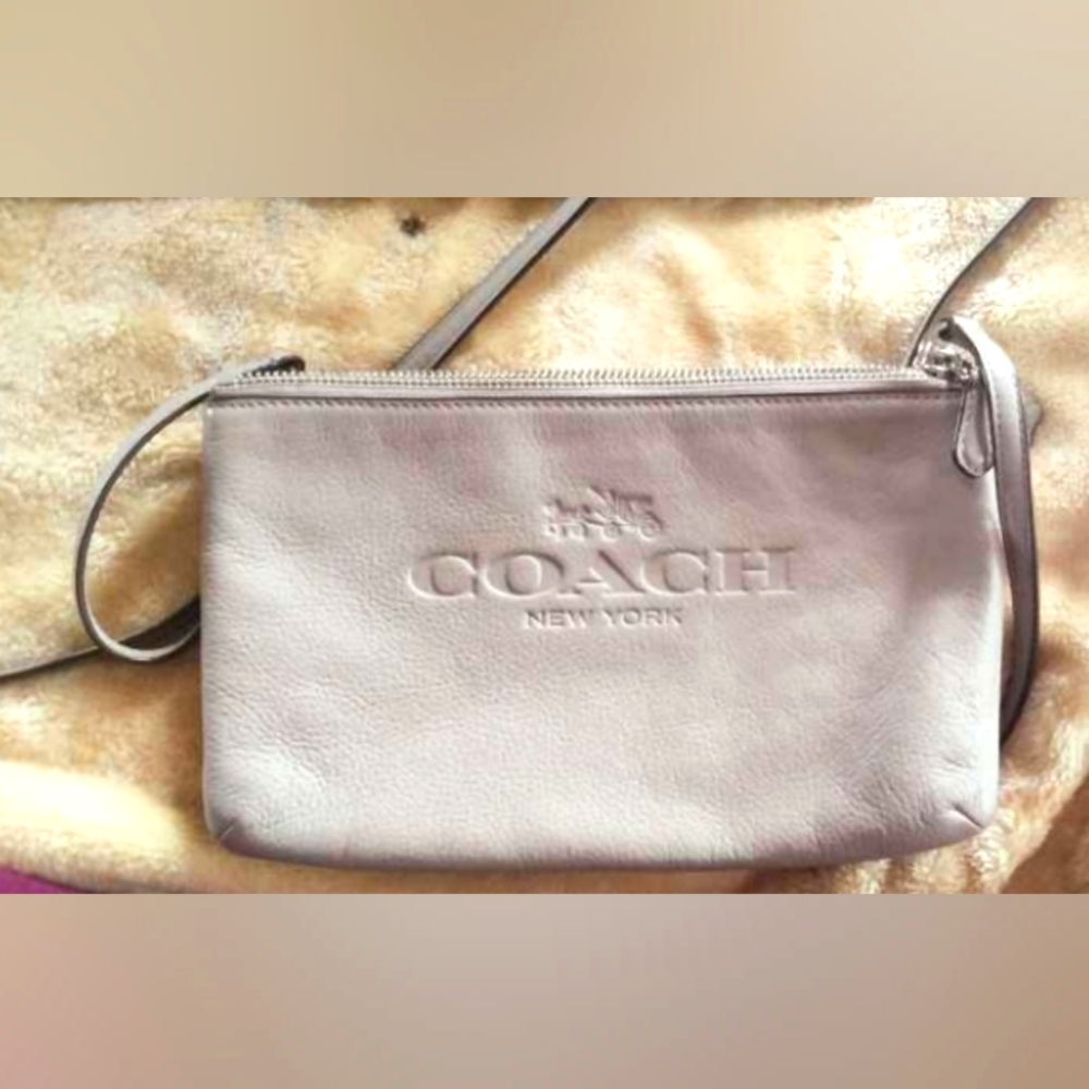 Coach pebbled leather Lyla crossbody bag